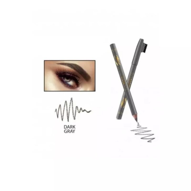 Antakių pieštukas su šepetėliu REVERS BEAUTY & CARE EYEBROW STYLIST tamsiai pilkos spalvos