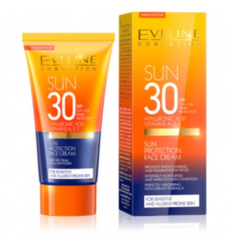 Apsauginis veido kremas Eveline Sun Protection SPF 30, 50 ml