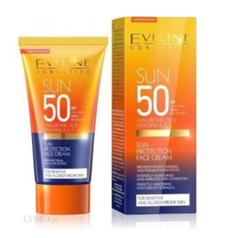 Apsauginis veido kremas Eveline Sun Protection SPF 50, 50ml