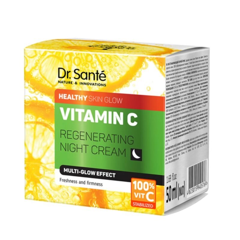 DR. SANTE Vitaminas C atgaivinantis naktinis veido kremas, 50 ml