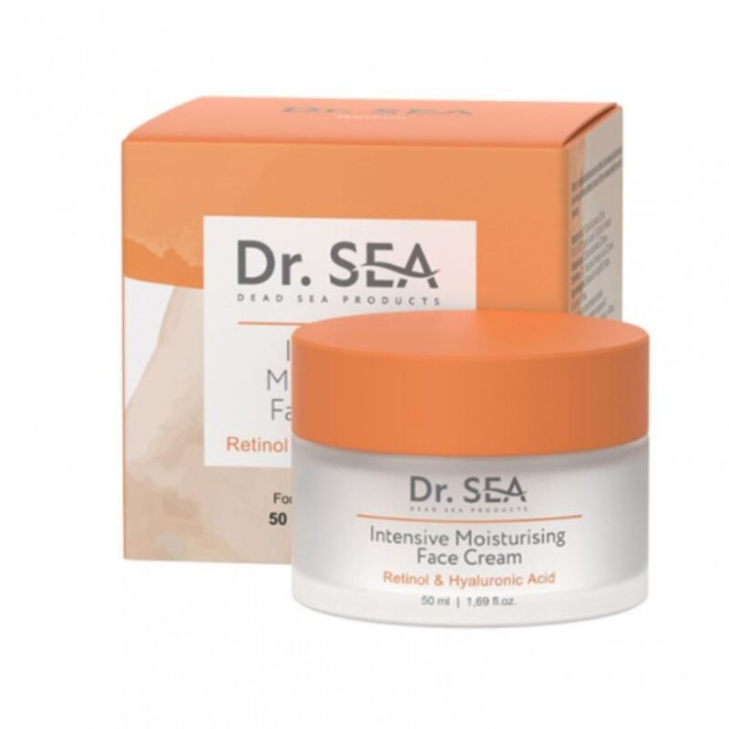 DR. SEA kremas veidui drėkinamasis Retinolis ir hialurono rūgštis, 50 ml