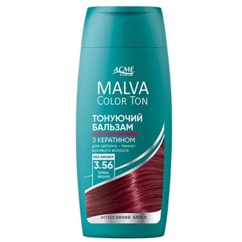 Dažomasis plaukų balzamas ACME MALVA COLOR TON Nr. 3.56, 180 ml