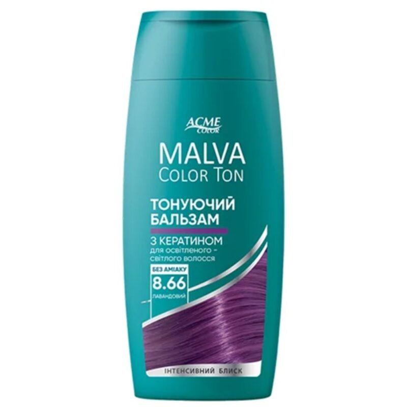 Dažomasis plaukų balzamas ACME MALVA COLOR TON Nr. 8.66, 180 ml