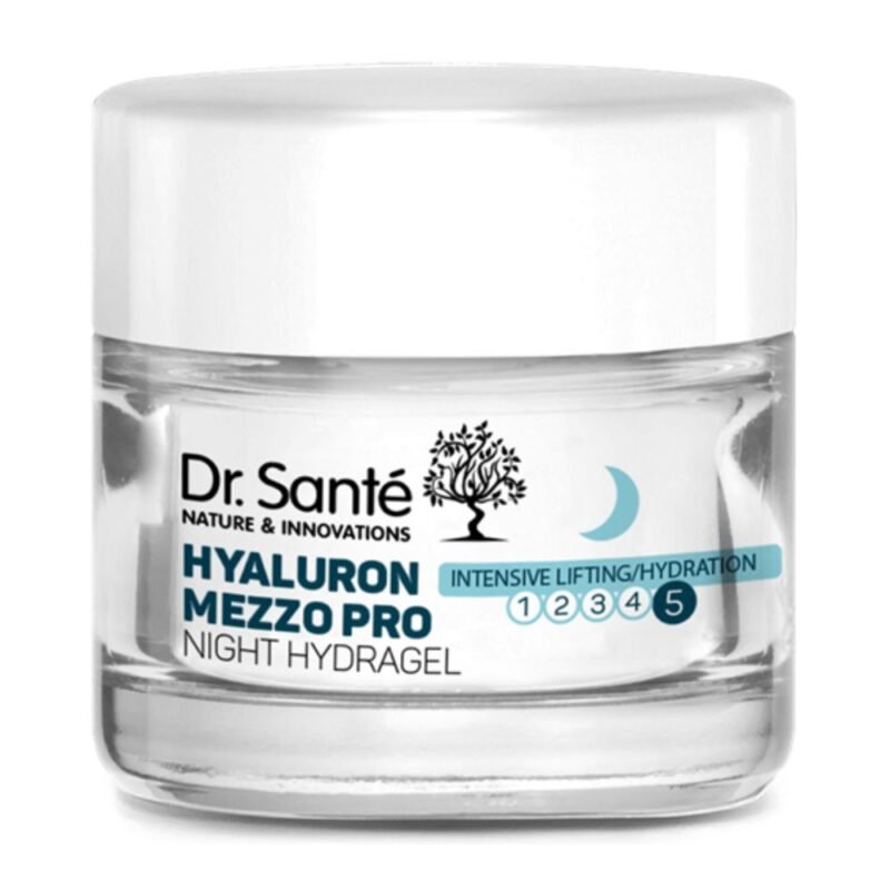 DR. SANTE Hyaluron Mezzo Pro Naktinis veido hidrogelis, 50 ml