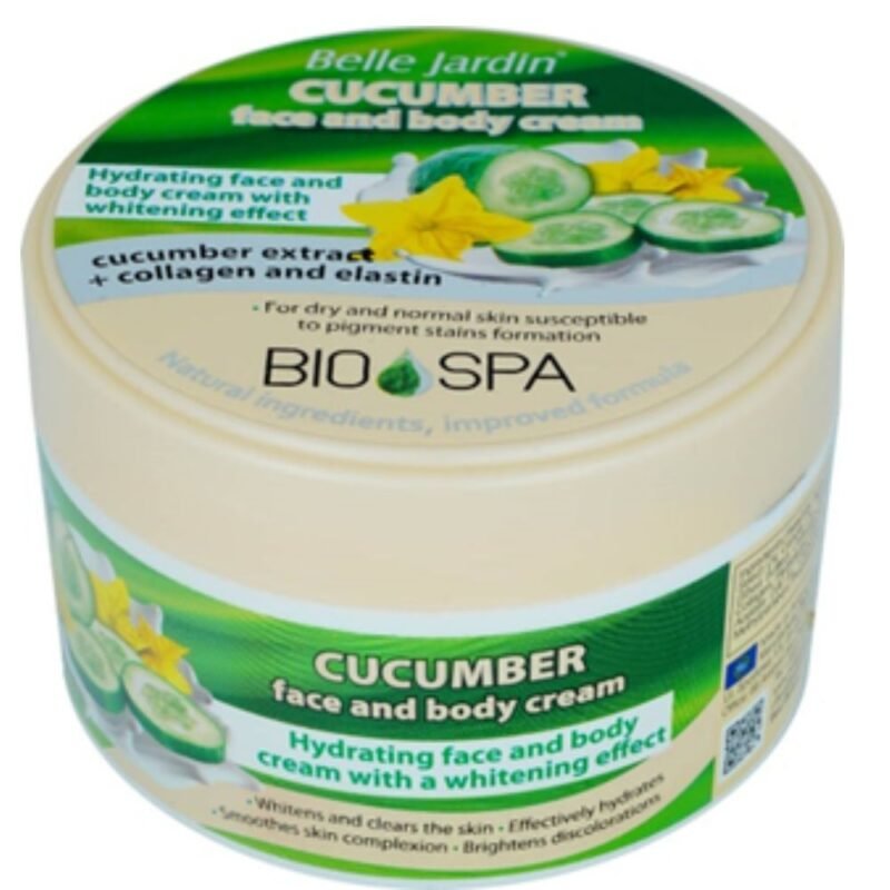 Drėkinamasis veido ir kūno kremas BELLE JARDIN SPA NATURELLE, 200 ml