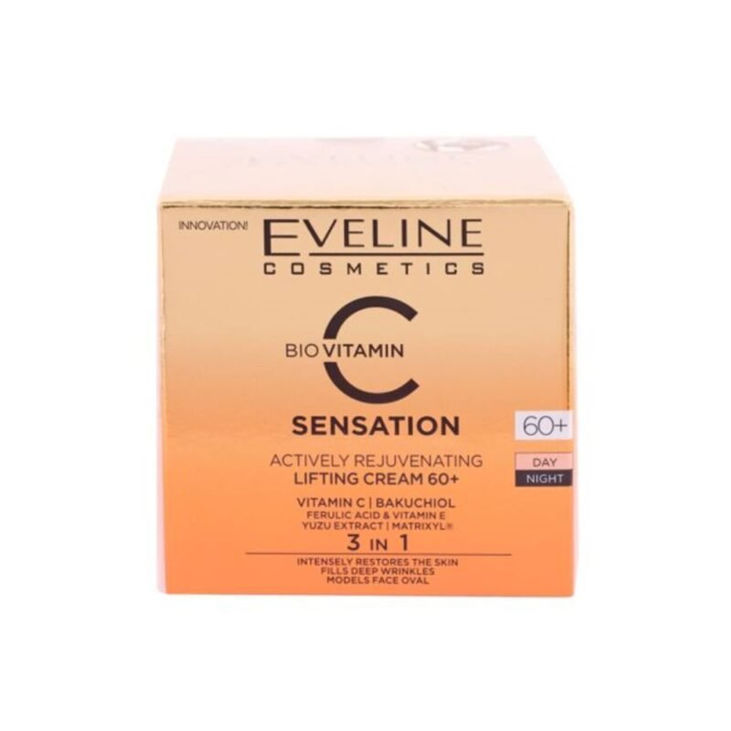 EVELINE BIO VITAMIN C SENSATION LIFTING 60+ veido kremas, 50 ml