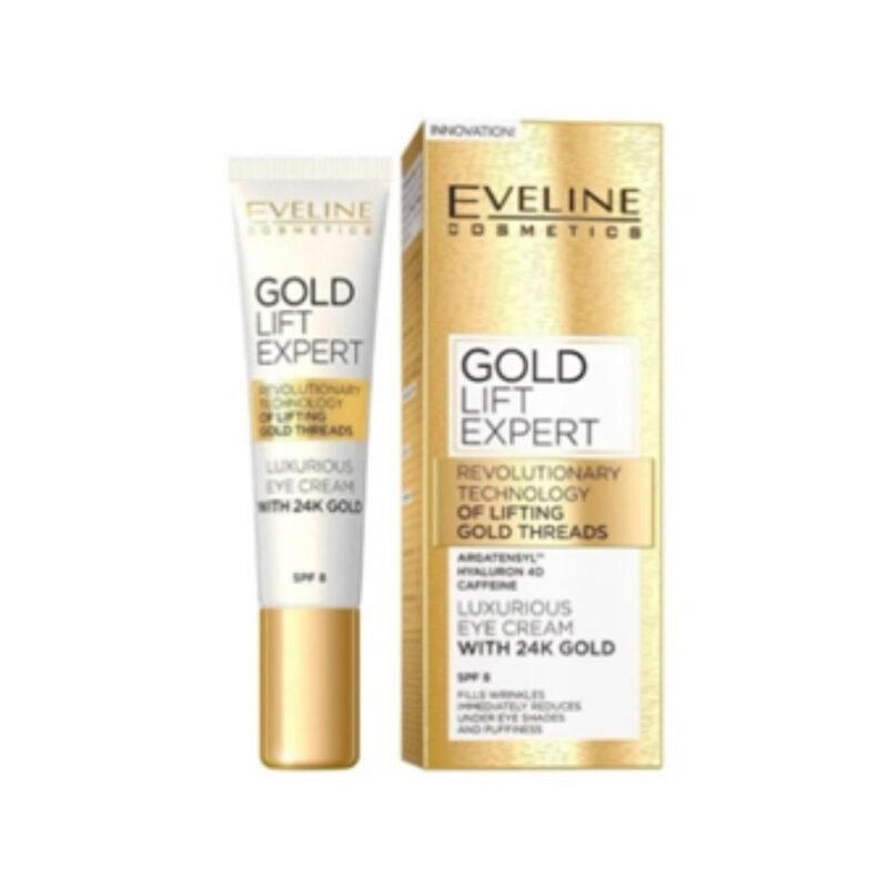 GOLD LIFT EXPERT Prabangus paakių kremas su 24K auksu/SPF 8, 15 ml