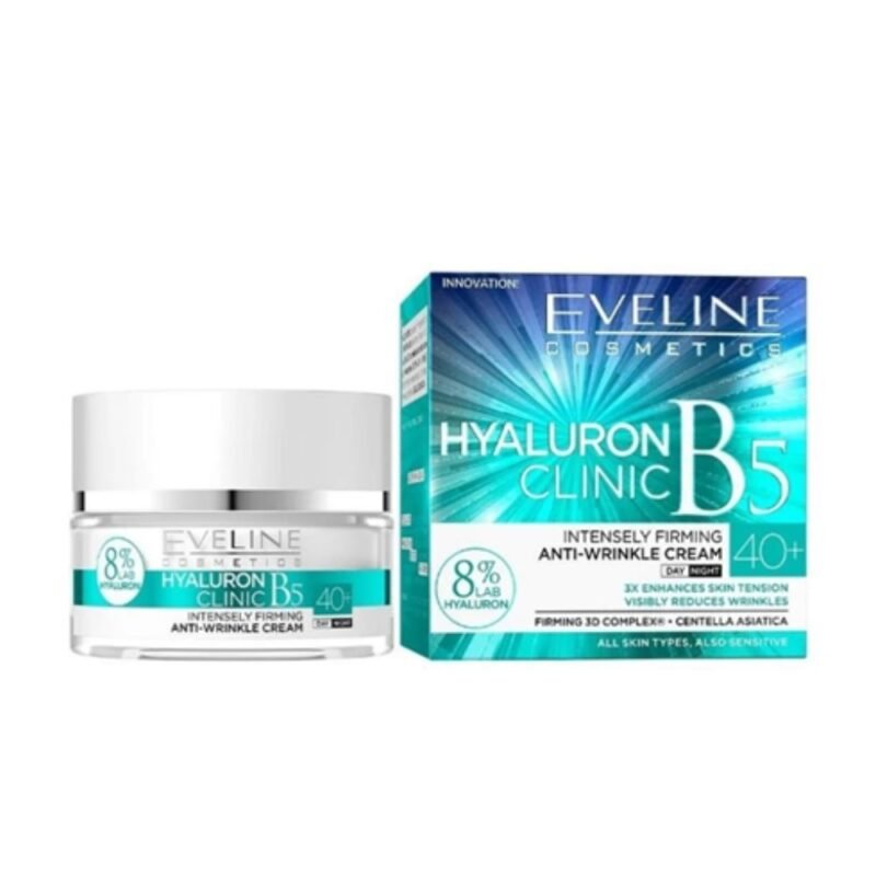 HYALURON CLINIC B5 Intensyviai stangrinantis kremas nuo raukšlių, 40+, dieninis-naktinis, 50 ml