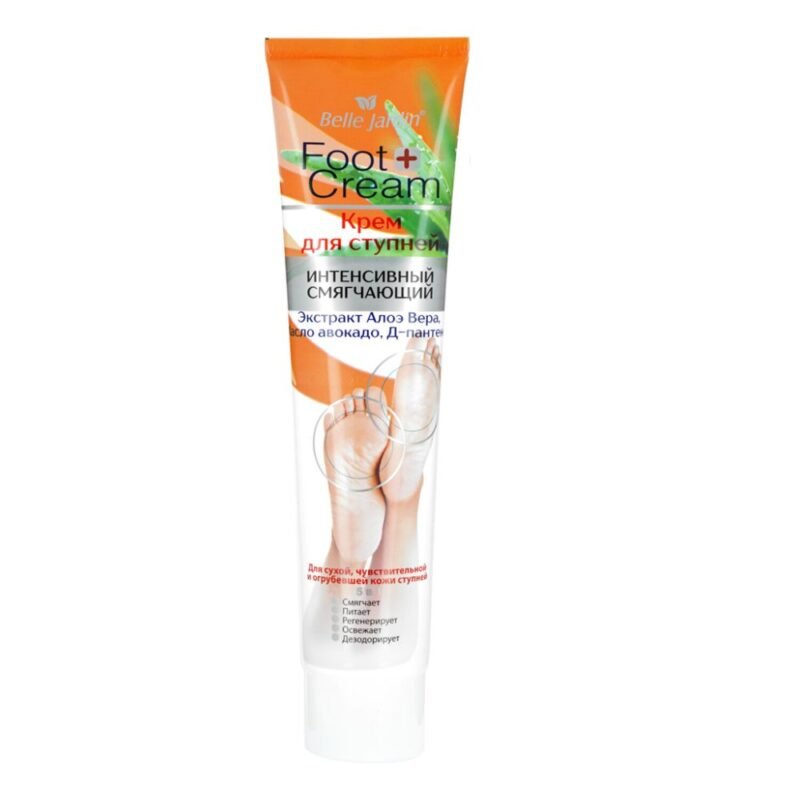 Intensyviai minkštinantis pėdų kremas BELLE JARDIN FOOT CREAM, 125 ml