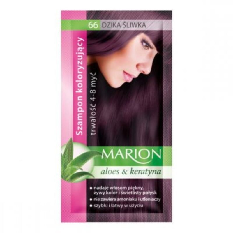 MARION dažantis šampūnas. Laukinė slyva 66, 40 ml