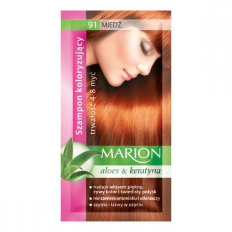 MARION dažantis šampūnas. Varis 91, 40 ml