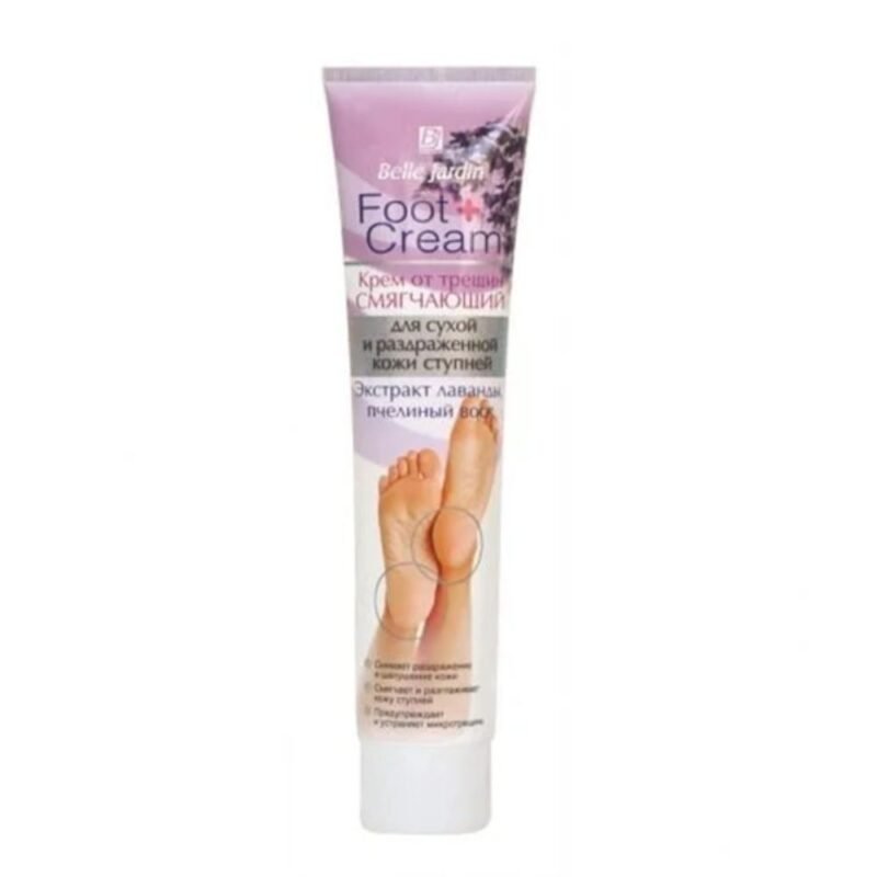 Minkštinamasis pėdų kremas BELLE JARDIN FOOT CREAM, 125 ml