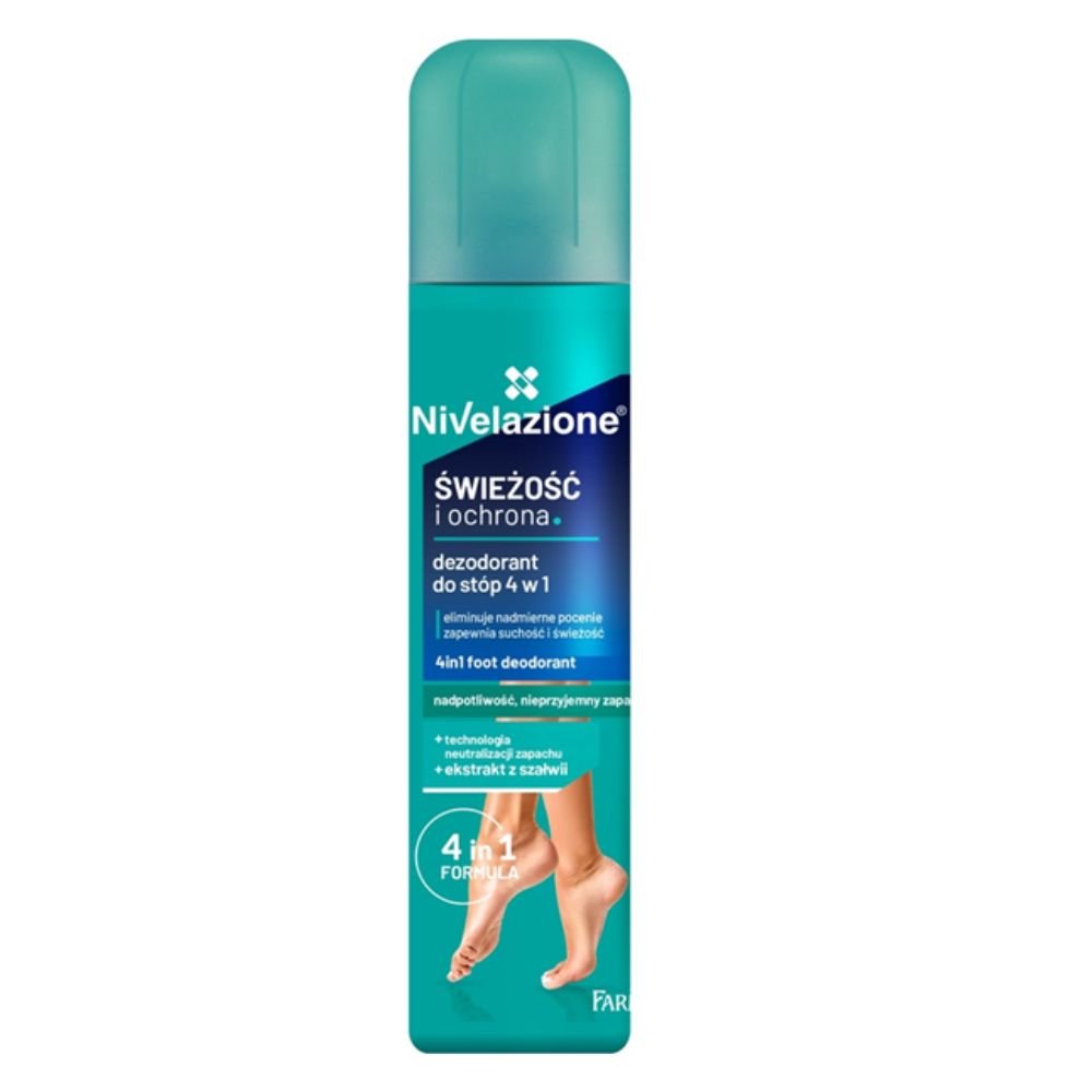 NIVELAZIONE Pėdų dezodorantas 4in1, 180 ml