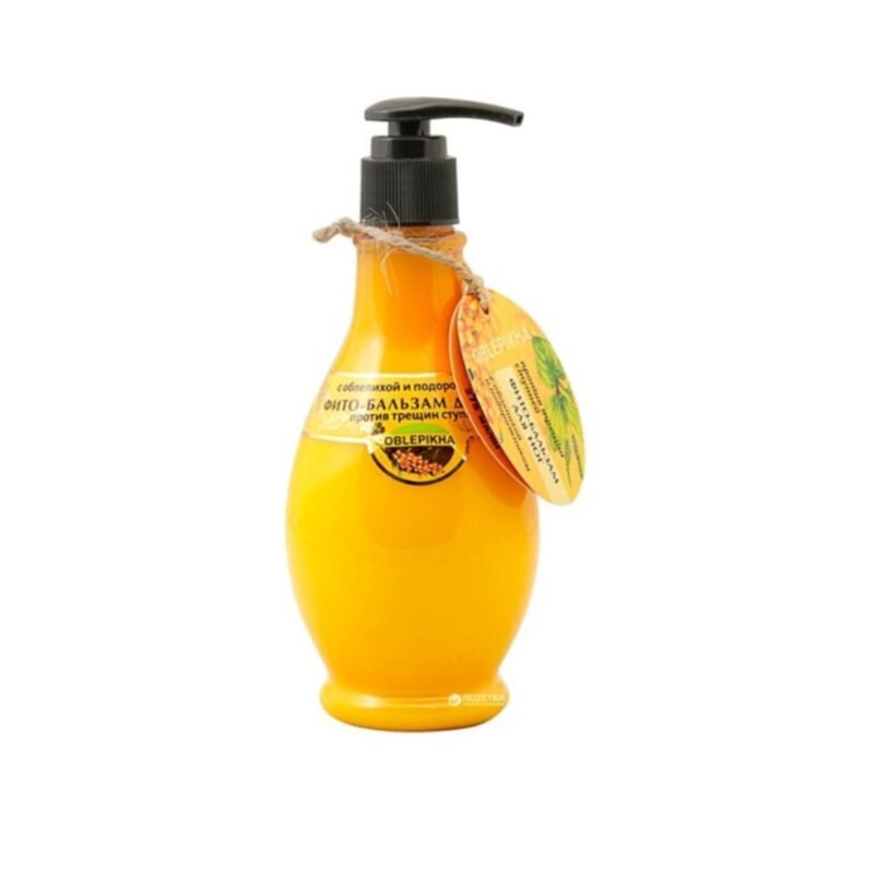 OBLEPIKHA Fitobalzamas pėdoms su šaltalankiais ir gysločiais nuo įtrūkimų ir nuospaudų, 275 ml