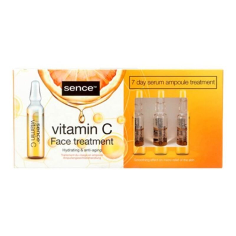 SENCE Serumo ampulės veidui su vitaminu C, 7x2 ml