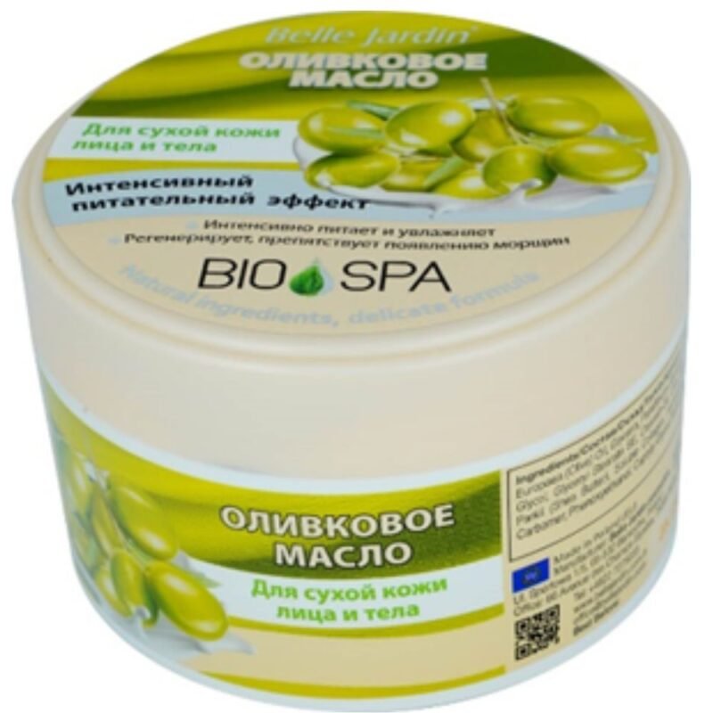 Veido ir kūno kremas su alyvuogių aliejumi BELLE JARDIN BIO SPA, 200 ml
