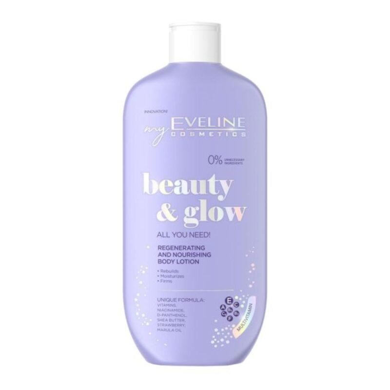 Atkuriamasis ir maitinamasis kūno losjonas EVELINE Beauty & Glow, 350 ml