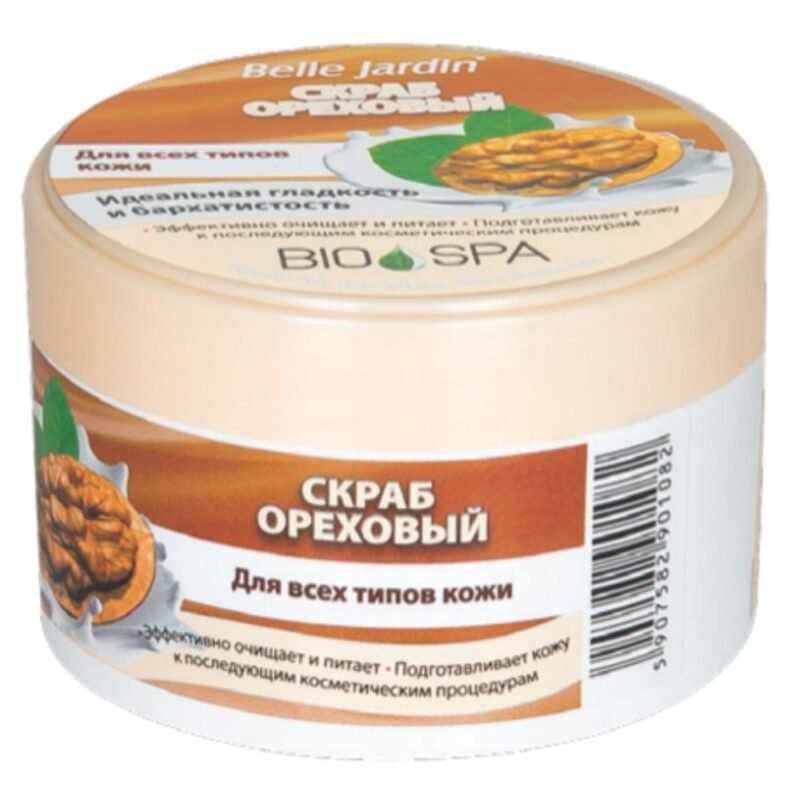 BELLE JARDIN veido šveitiklis su graikiniais riešutais, 200 ml