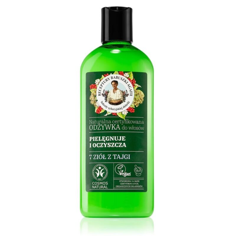 Babushka Agafia Deep Cleansing & Care 7 Taiga Herbs giliai valantis kondicionierius, 260 ml