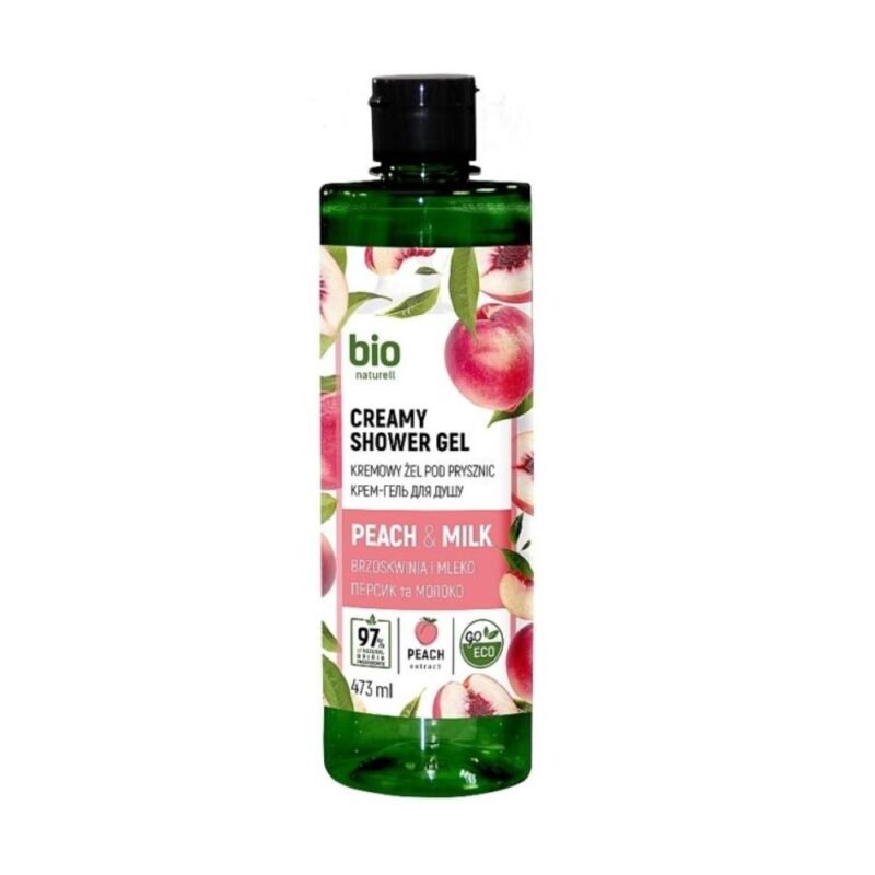 Bio Naturell dušo želė Persikas ir Pienas, 473 ml