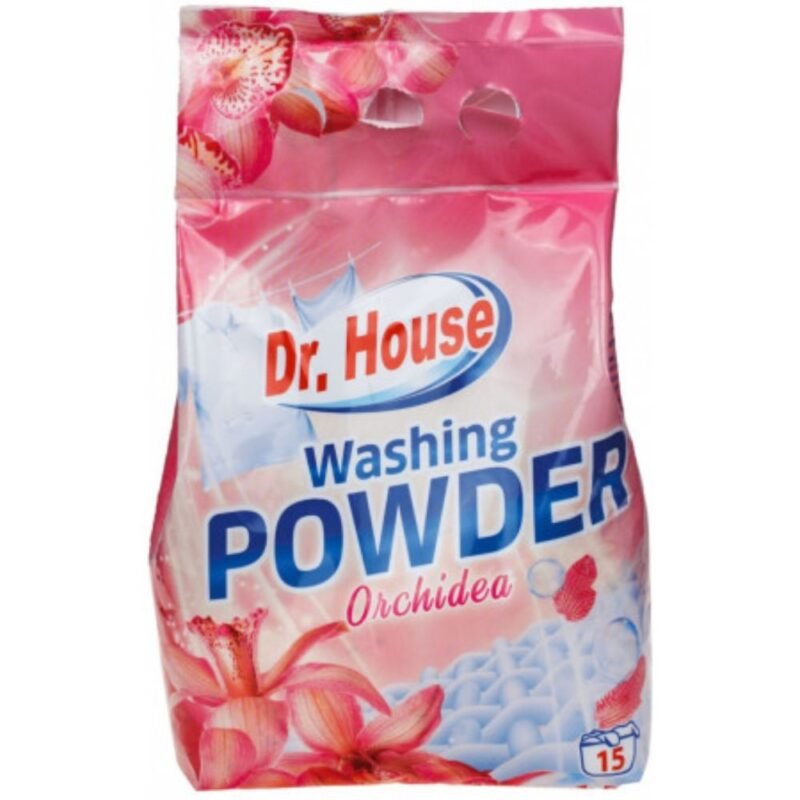 DR. HOUSE Skalbimo milteliai Orchidea, 1.5 kg