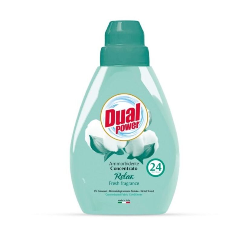 DUAL POWER Koncentruotas audinių minkštiklis Relax, 600 ml