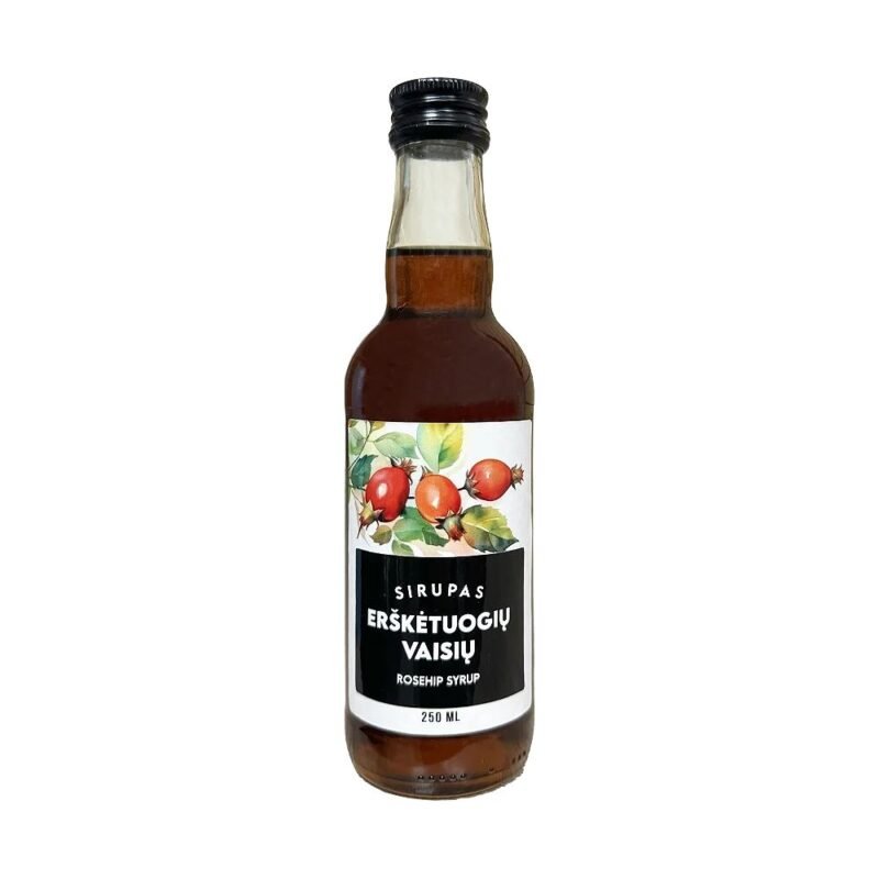 Erškėtuogių vaisių sirupas su vitaminu C, 250 ml