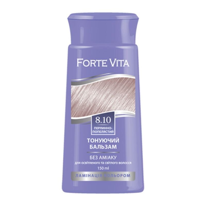 Forte Vita dažantis plaukų balzamas 8.10 perlinis pelenų, 150 ml