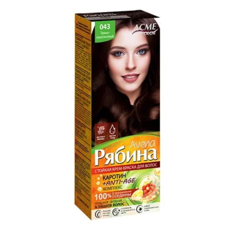 Kreminiai plaukų dažai ACME COLOR REBINA Nr. 043