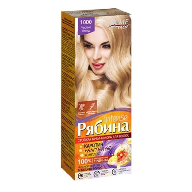 Kreminiai plaukų dažai ACME COLOR REBINA Nr. 1000