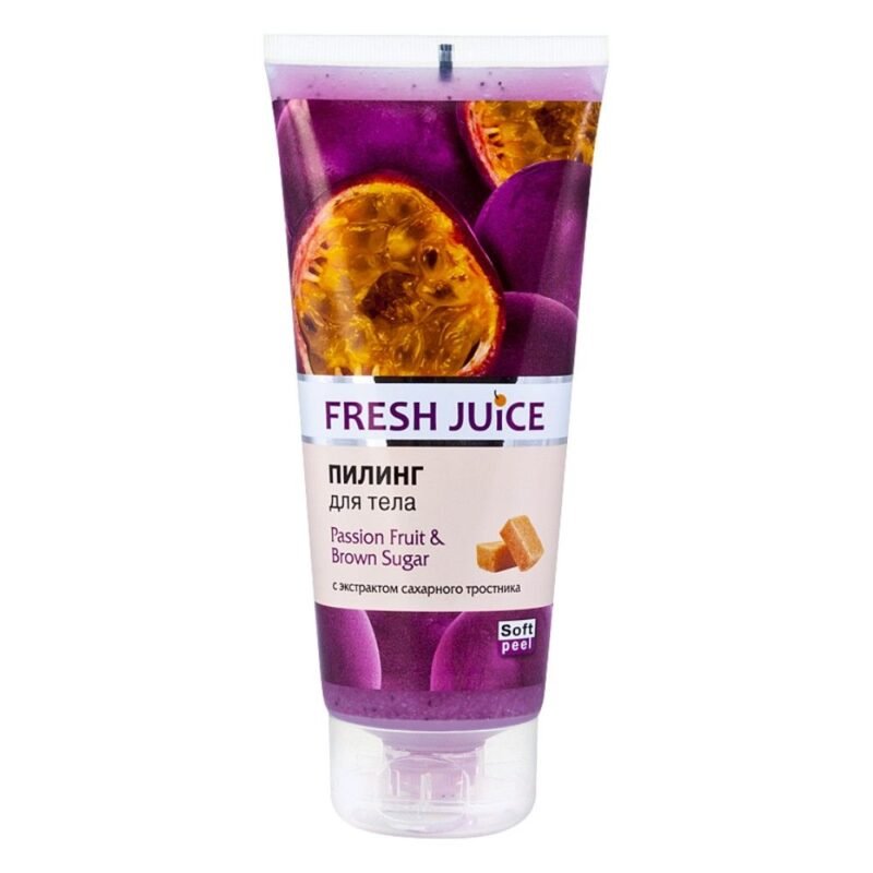 Kūno šveitiklis Fresh Juice Passion Fruit & Brown sugar, 200 ml