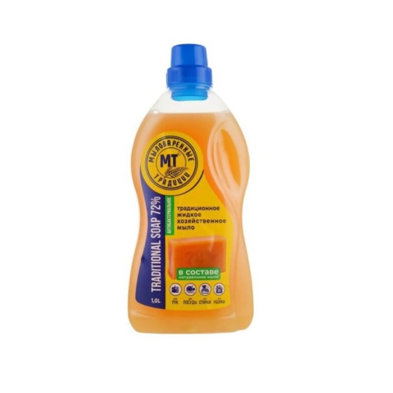 MILOVARENNIJE TRADICIJI Skystas skalbimo muilas 72%, 1 l
