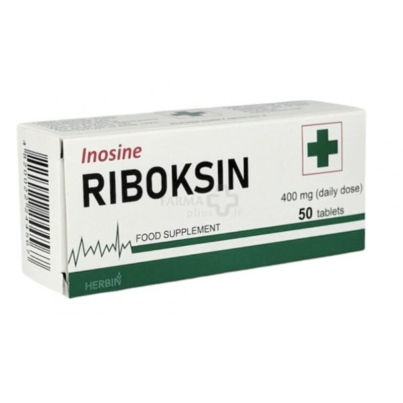 Maisto papildas HERBIN Riboksinas (Inozinas), 50 tablečių