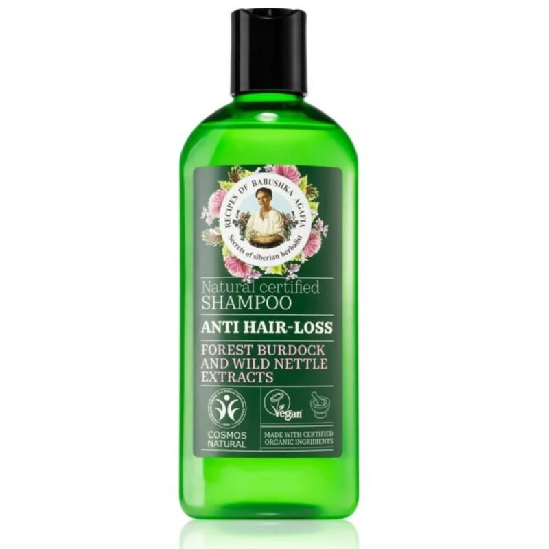 Plaukų šampūnas Babushka Agafia Gilus valymas ir priežiūra, 260 ml