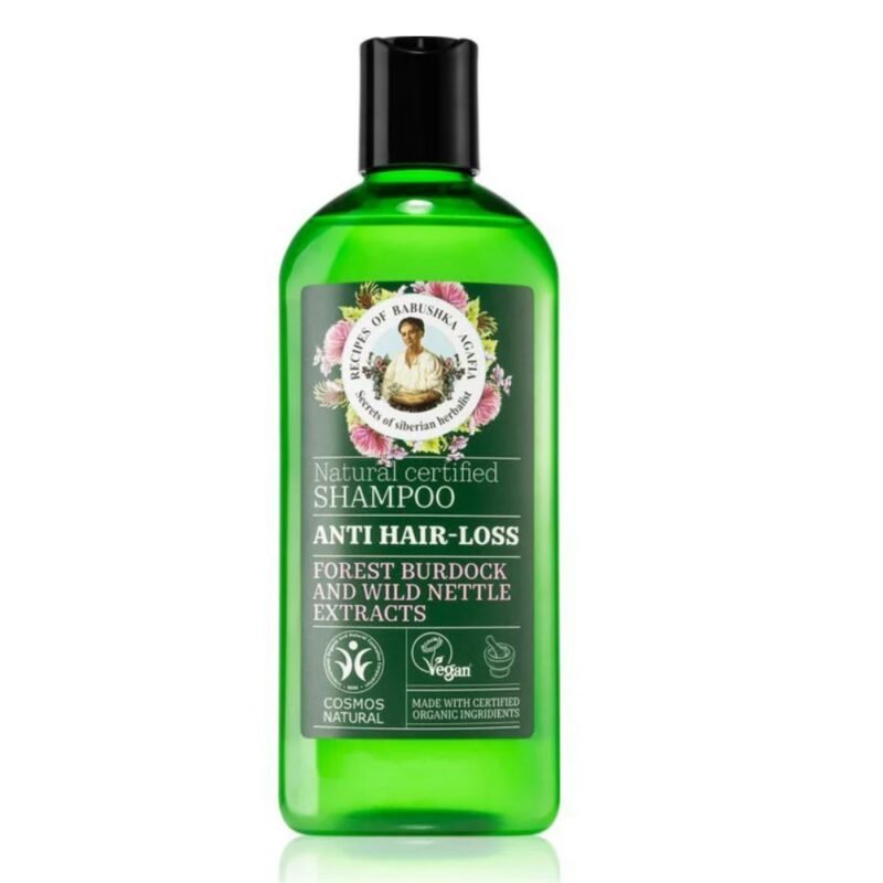 Plaukų šampūnas Babushka Agafia nuo plaukų slinkimo, 260 ml