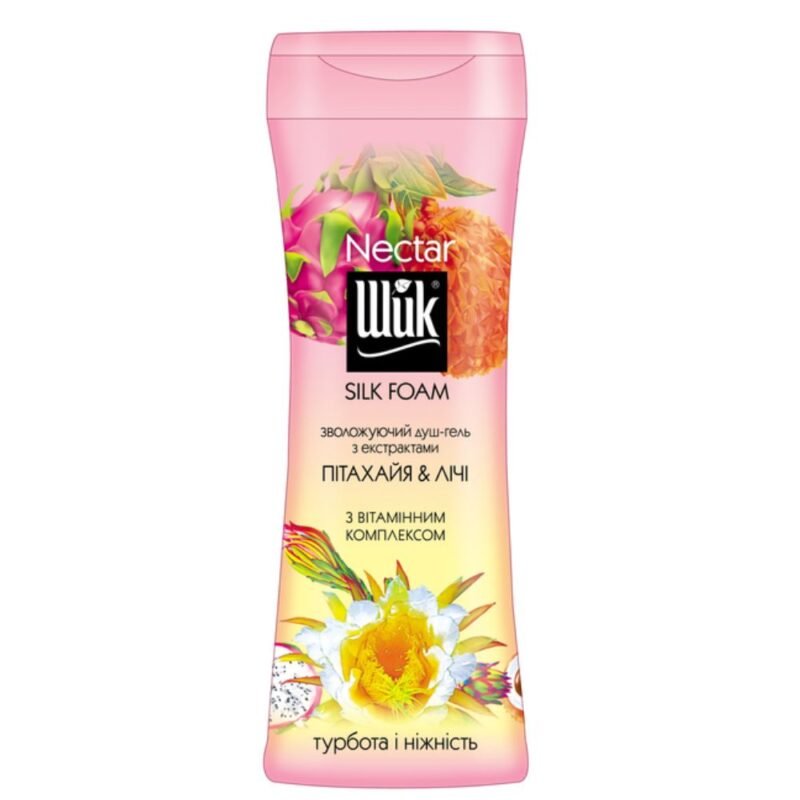 SHIK Nectar gaivinamasis dušo gelis Drakono vaisius ir Ličiai, 250 ml
