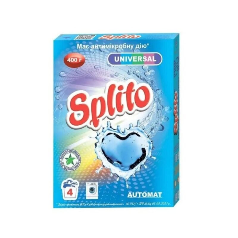 SPLITO Universalūs skalbimo milteliai Automat, 400 g