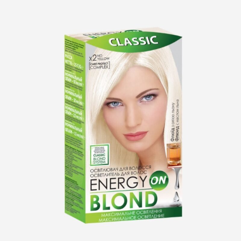 Šviesinamieji plaukų dažai ENERGY BLOND CLASSIC