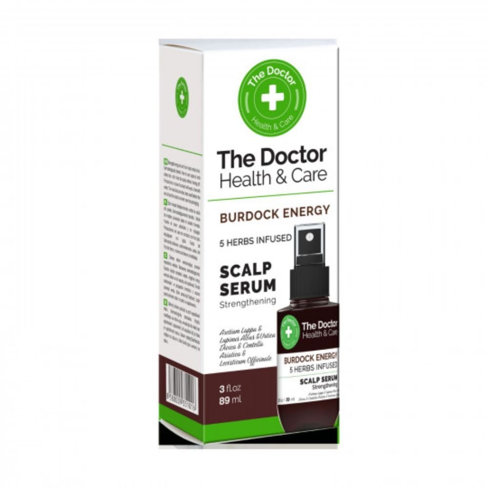 THE DOCTOR galvos odos serumas Varnalėšų energija su 5 Žolelėmis, 89 ml