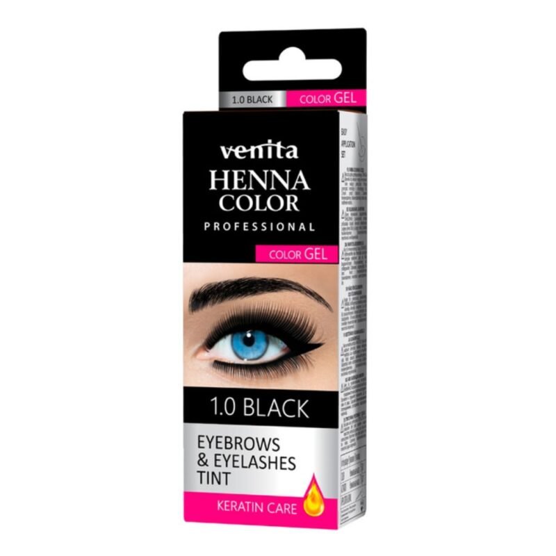 Antakių geliniai dažai Venita Tint Juoda, 30 g