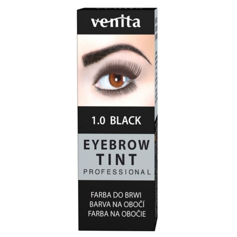 Antakių kreminiai dažai Venita Tint Juoda, 15 g