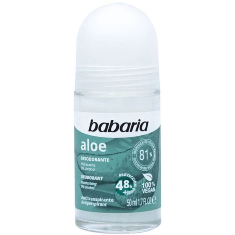 BABARIA rutulinis dezodorantas Aloe, 50 ml