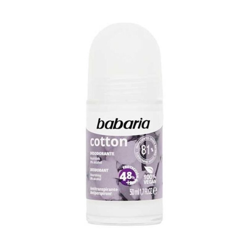BABARIA rutulinis dezodorantas Cotton, 50 ml