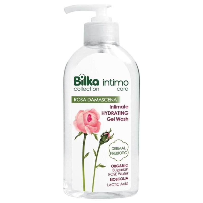 Bilka collection intimo care Drėkinanti intymios higienos želė su rožių vandeniu, 200 ml