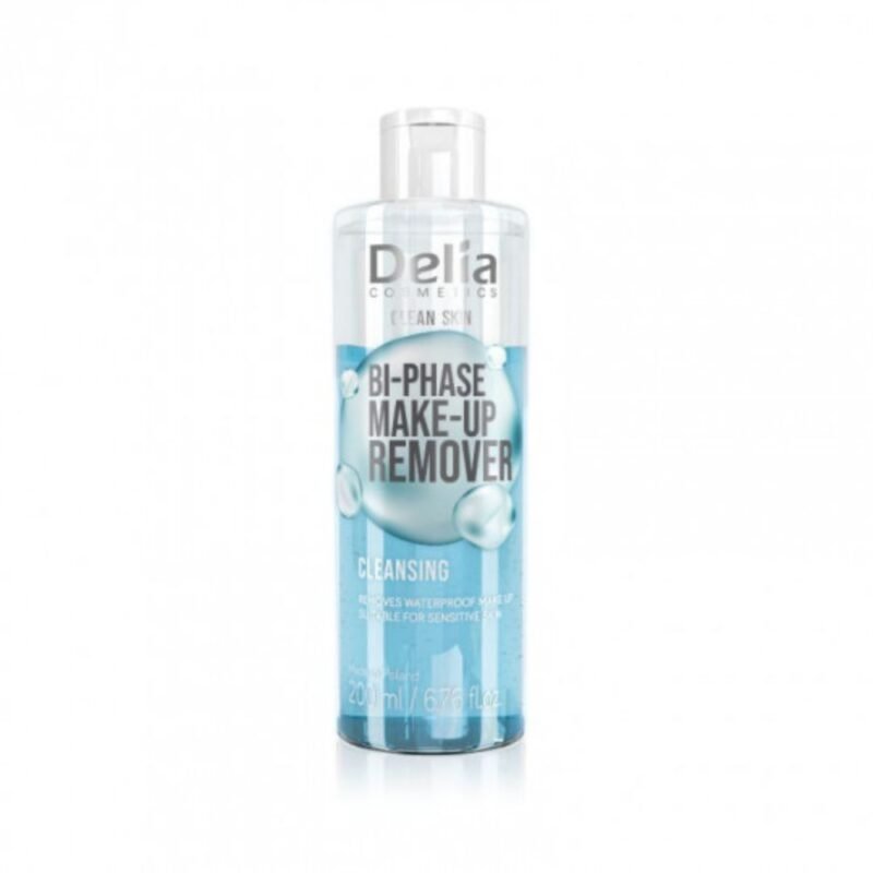 DELIA Clean Skin dvifazis makiažo valiklis, 200 ml