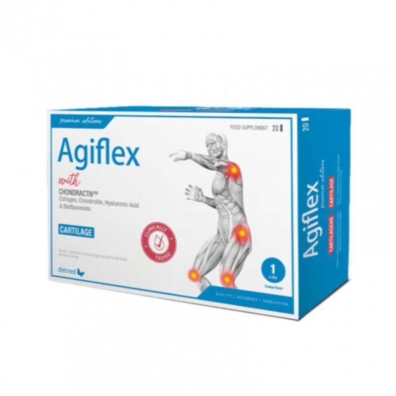DIETMED maisto papildas hidrolizuotas jūrinis kolagenas sąnariams AGIFLEX, 20x15ml