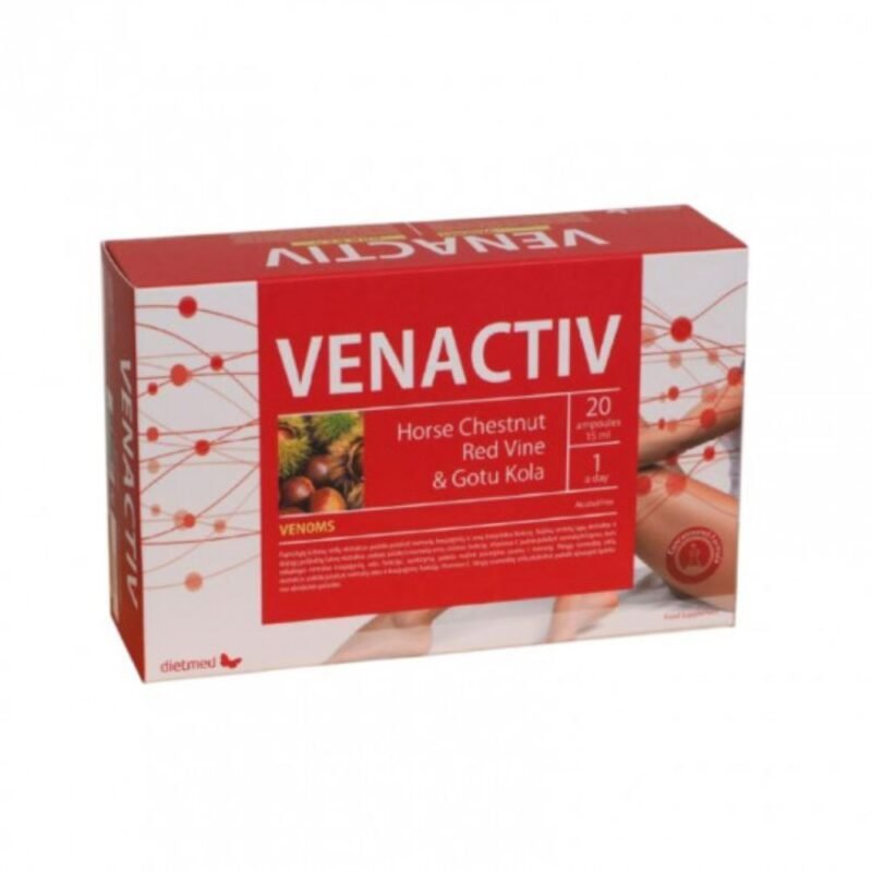 DIETMED maisto papildas venoms VENACTIV, 20x15 ml