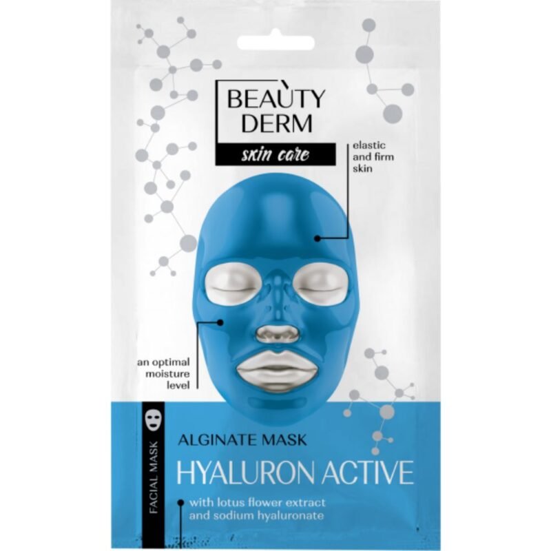 Drėkinamoji alginatinė kaukė su hialurono rūgštimi BEAUTYDERM, 20 g