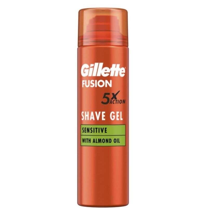 GILLETE FUSION skutimosi želė jautriai odai, 200 ml
