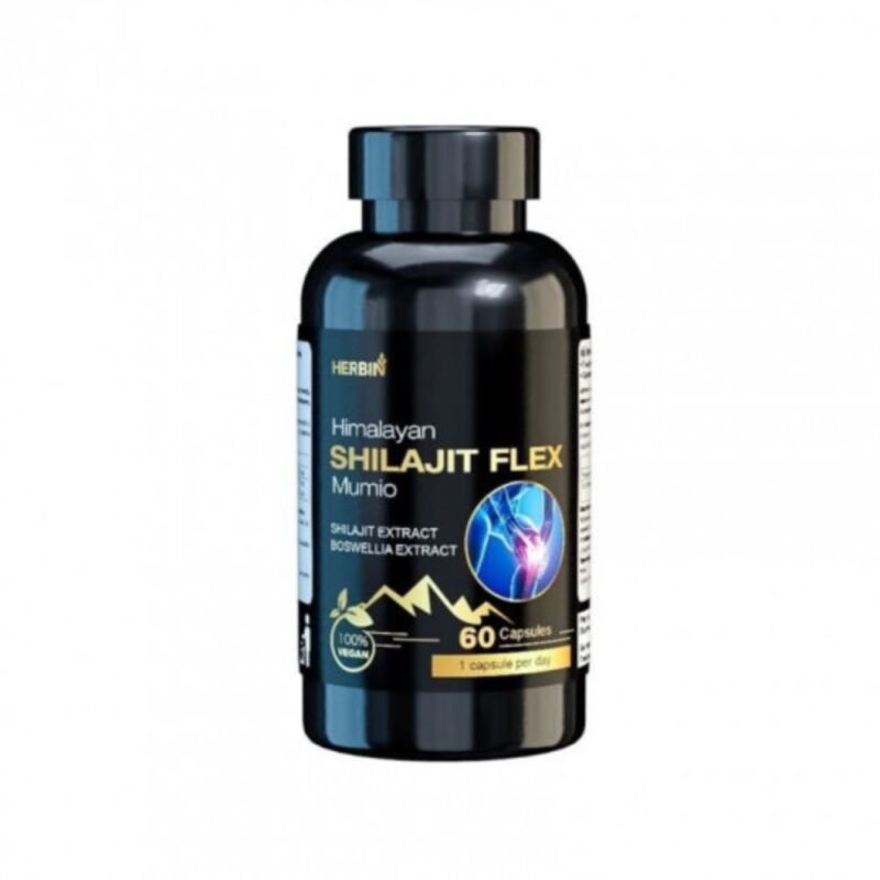 HERBIN HIMALAYAN SHILAJIT (mumio) FLEX sąnariams maisto papildas, 60 kapsulių